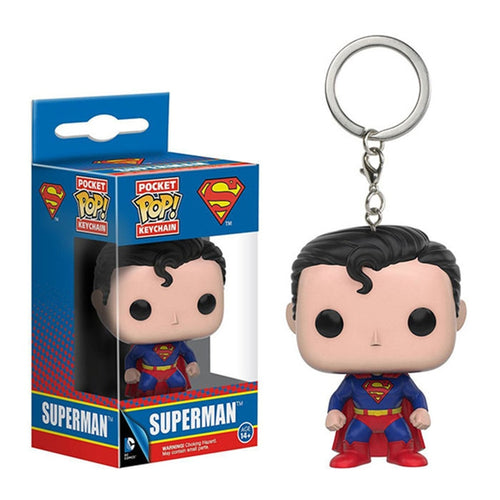 Keychain Official Superman Action Figure